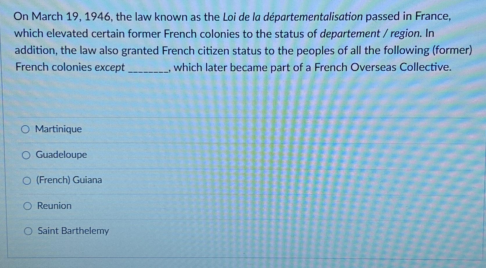  On March 19,1946, the law known as the Loi de la