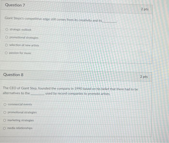  Giant Steps's competitive edge still comes from its creativity and its