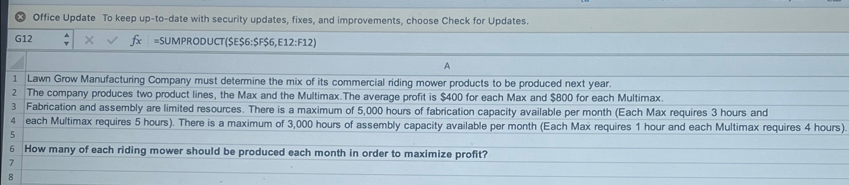  Office Update To keep up-to-date with security updates, fixes, and improvements,
