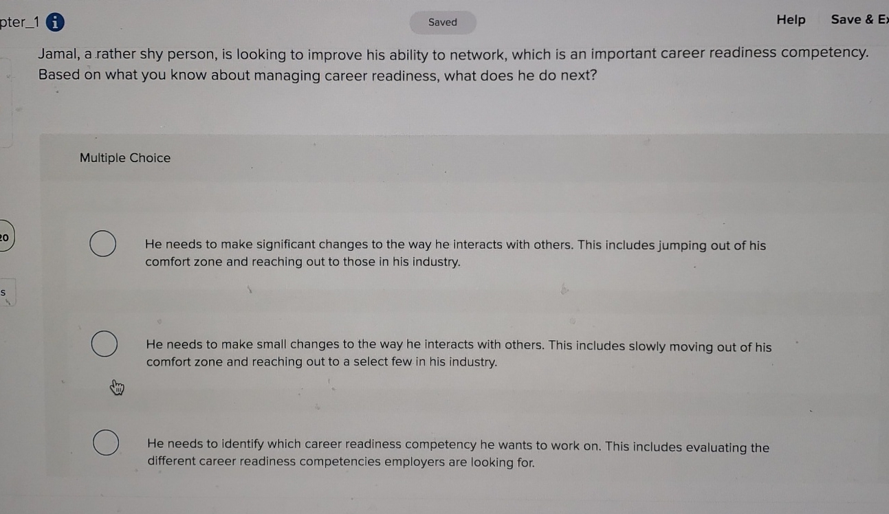  pter_1 i Help Save & E, Jamal, a rather shy person,