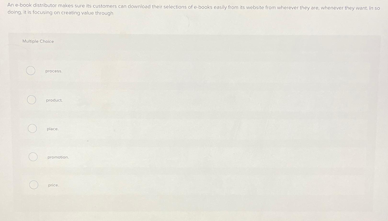  An e-book distributor makes sure its customers can download their selections