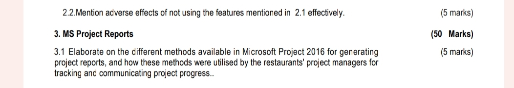  2.2.Mention adverse effects of not using the features mentioned in 2.1