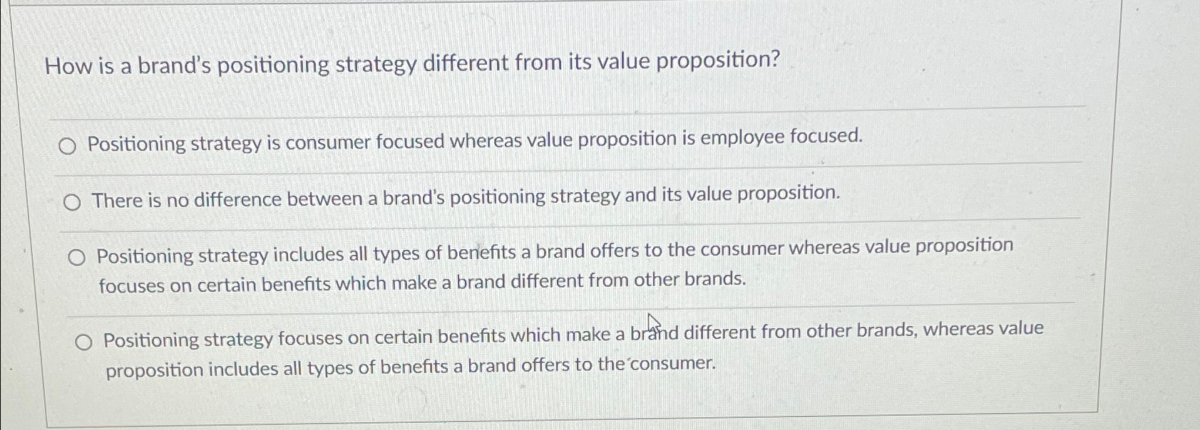  How is a brand's positioning strategy different from its value proposition?