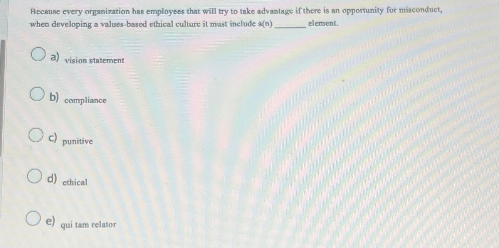  Because every organization has employees that will try to take advantage
