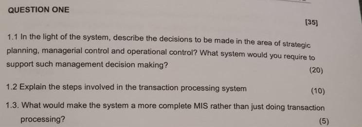 INFORMATION SYSTEMS IN A RESTAURANT OVERVIEW A waiter takes an order at