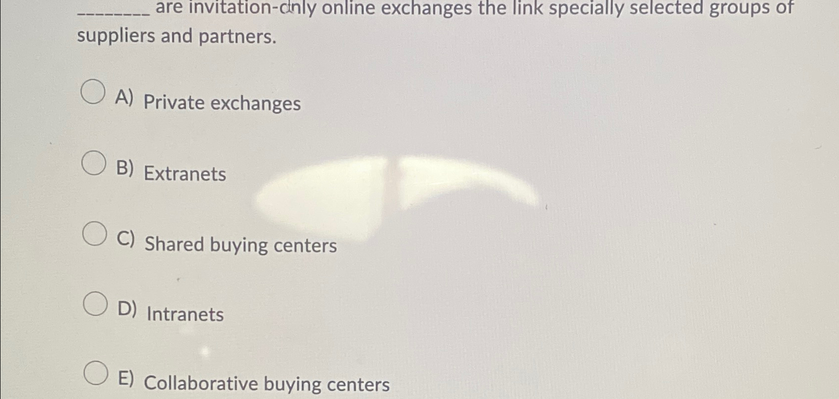  are invitation-cnly online exchanges the link specially selected groups of suppliers