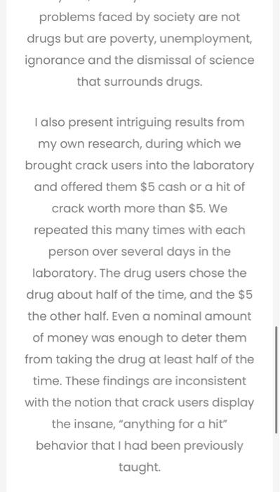 you agree or disagree with his findings? Why? My TED Talk shows