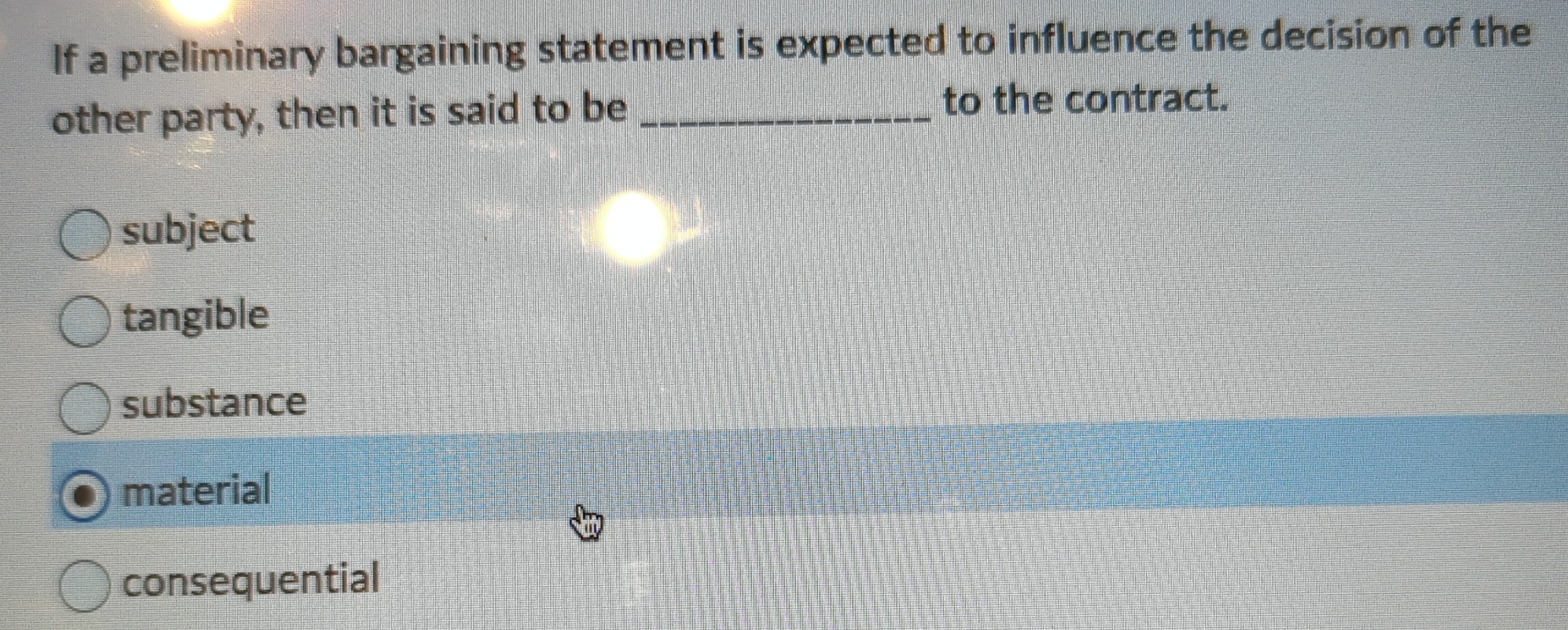  If a preliminary bargaining statement is expected to influence the decision