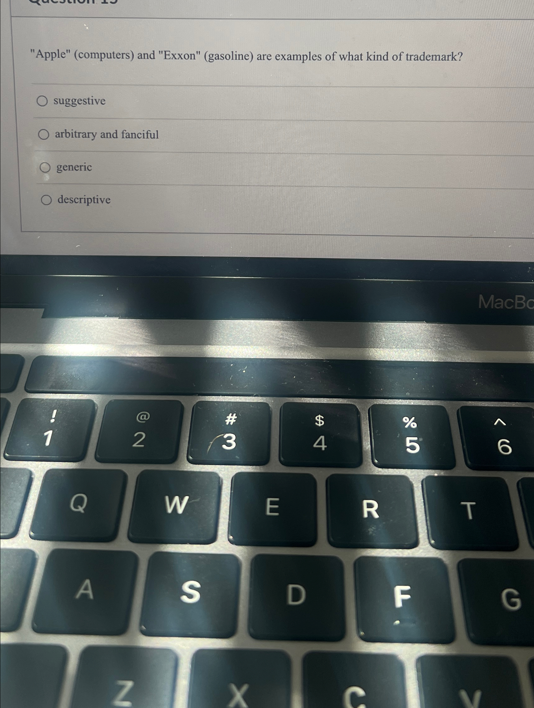  "Apple" (computers) and "Exxon" (gasoline) are examples of what kind of