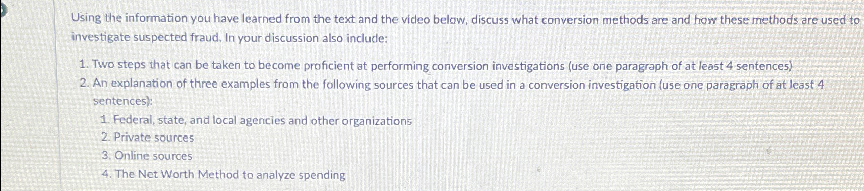  Using the information you have learned from the text and the