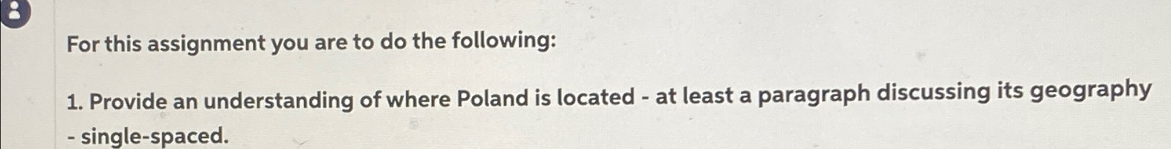  ssignment you are to do the following: e an understanding of