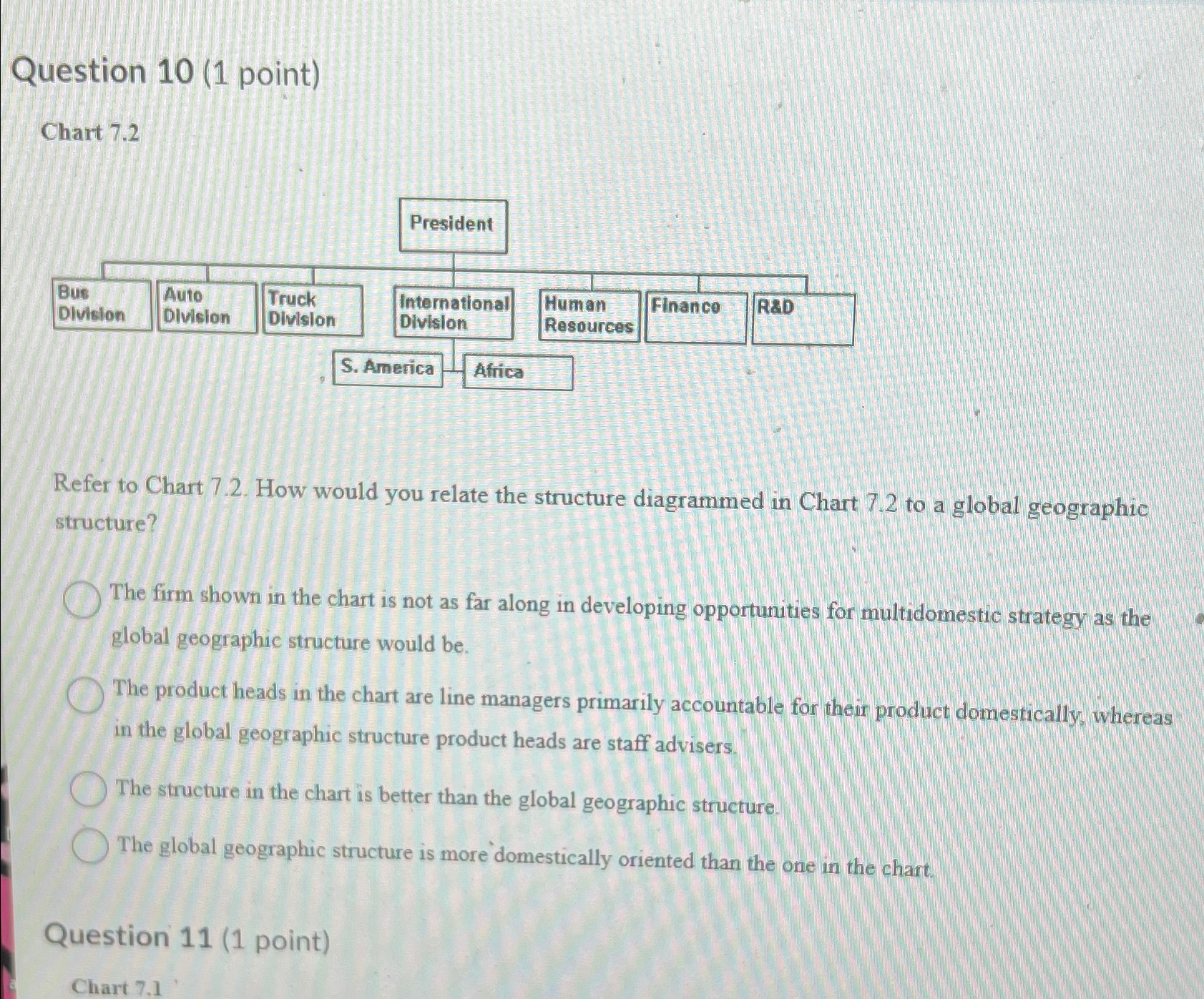  Question 10(1 point) Chart 7.2 Refer to Chart 7.2. How would
