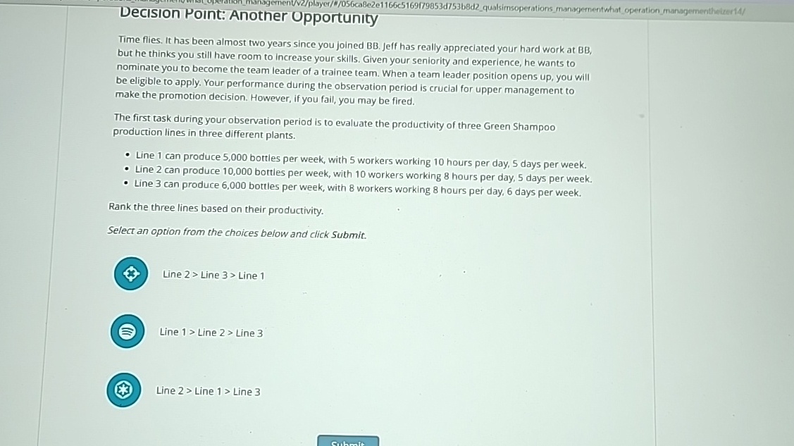  DecISION PoInt: AnO Time flies. It has been almost two years