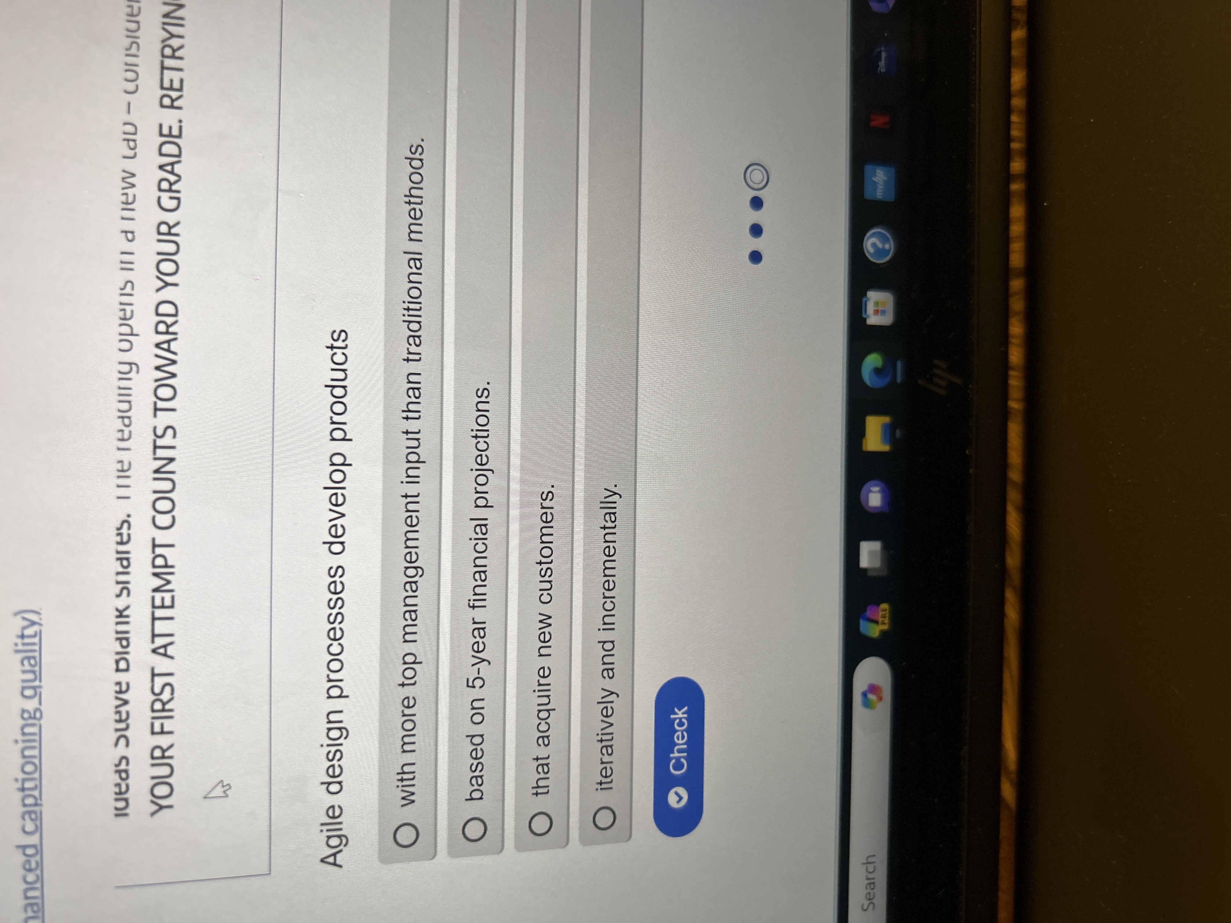  nanced captioning quality). Iueds steve Didnk sidres. I Ile redunly uperls