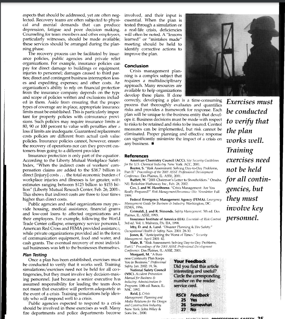 What was the main 'takeaway'? Should your peers read it or not?