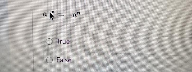 aan=-an True False 