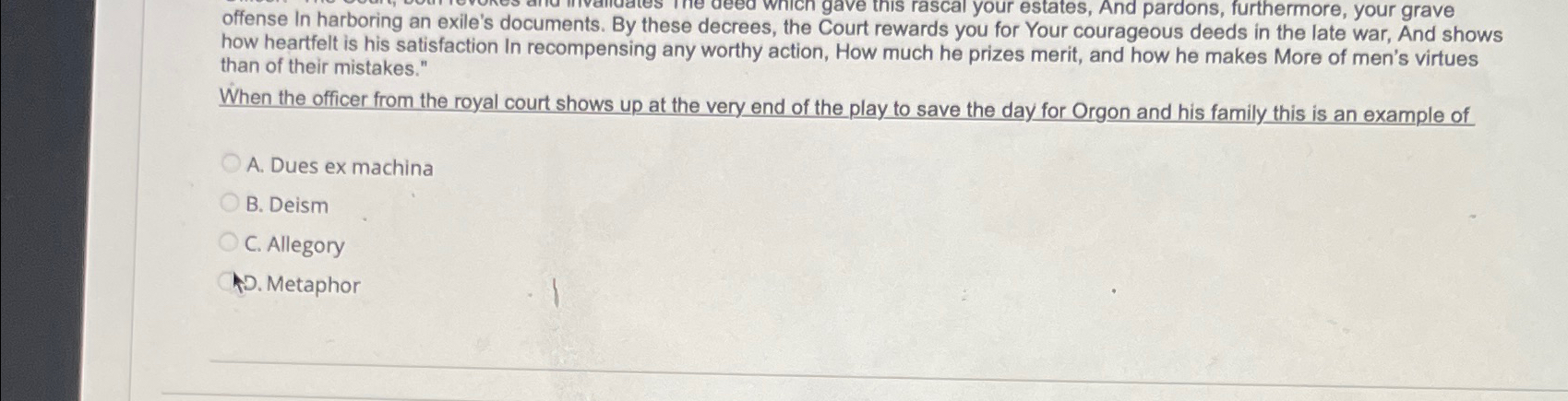 offense In harboring an exile's documents. By these decrees, have this