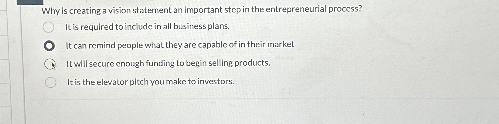  Why is creating a vision statement an important step in the