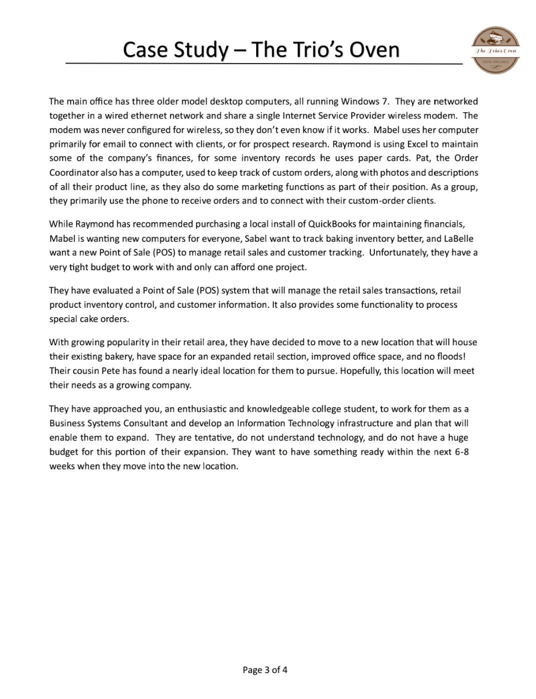 Process Analysis a. The BPMN provided in the case study (page 4)