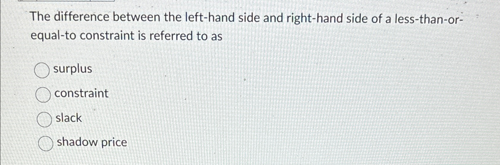  The difference between the left-hand side and right-hand side of a