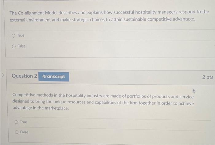  pls answer accordanly The Co-alignment Model describes and explains how successful