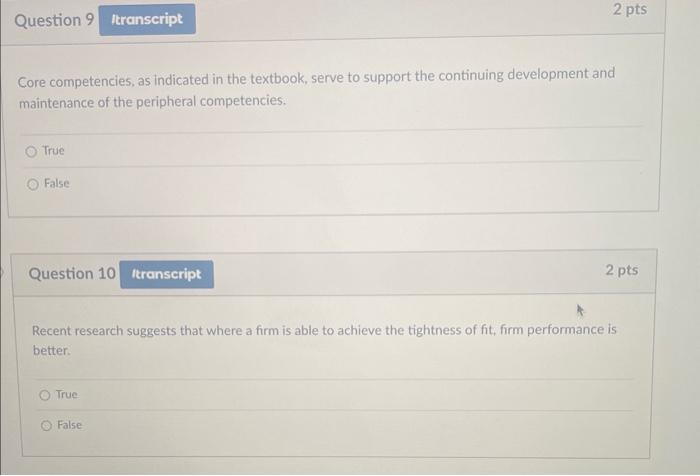 bring the unique resources and capabilities of the firm together in order