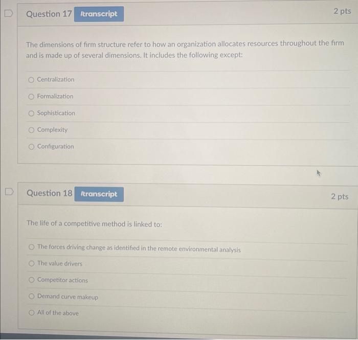 to successfully identify business strategy. True False. Value drivers are dependent variables