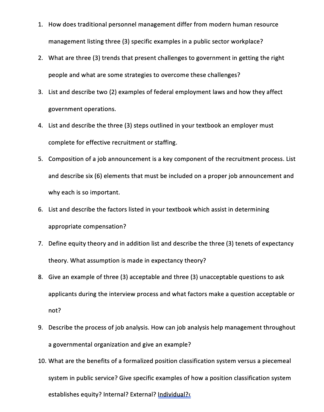  How does traditional personnel management differ from modern human resource management