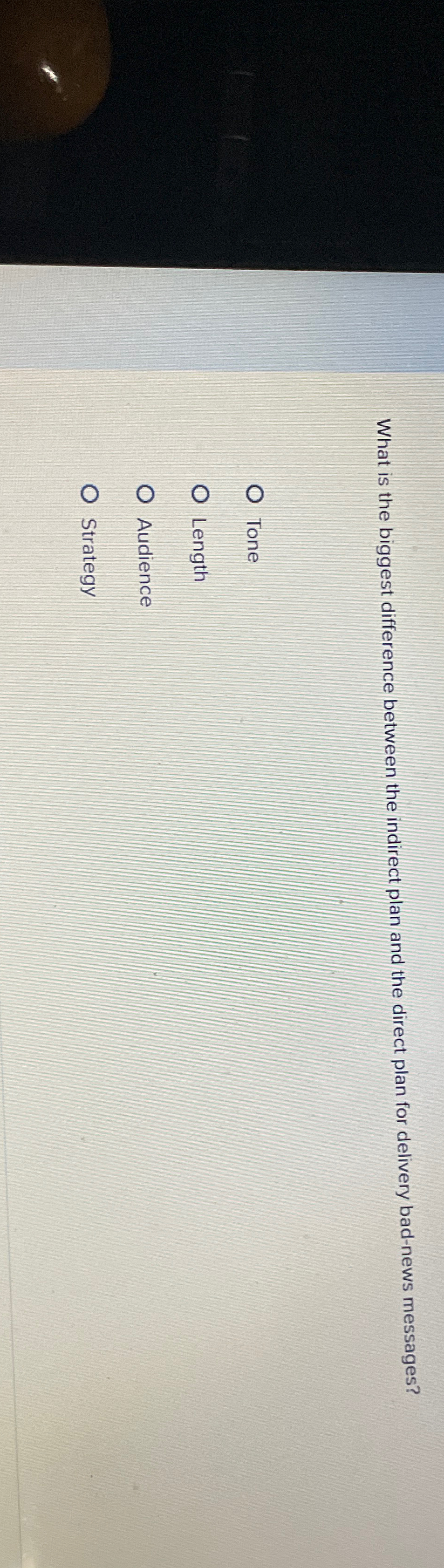  What is the biggest difference between the indirect plan and the