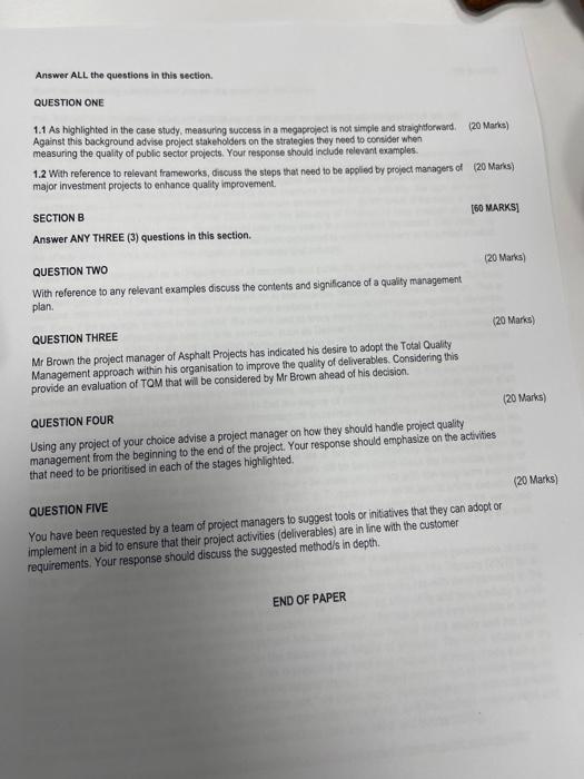 [40 MARKS] THE INPACT OF EXTERNAL QUAUTY ASSURANCE UPFRONT TO IMPROVE GOVERNANCE