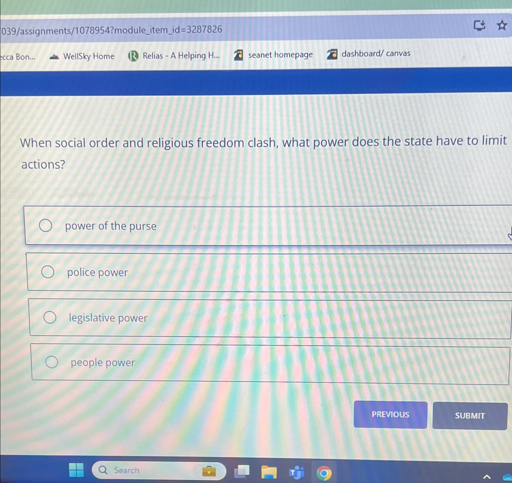  039/assignments/1078954?module_item_id=3287826 Bon... WellSky Home Relias - A Helping H... seanet homepage