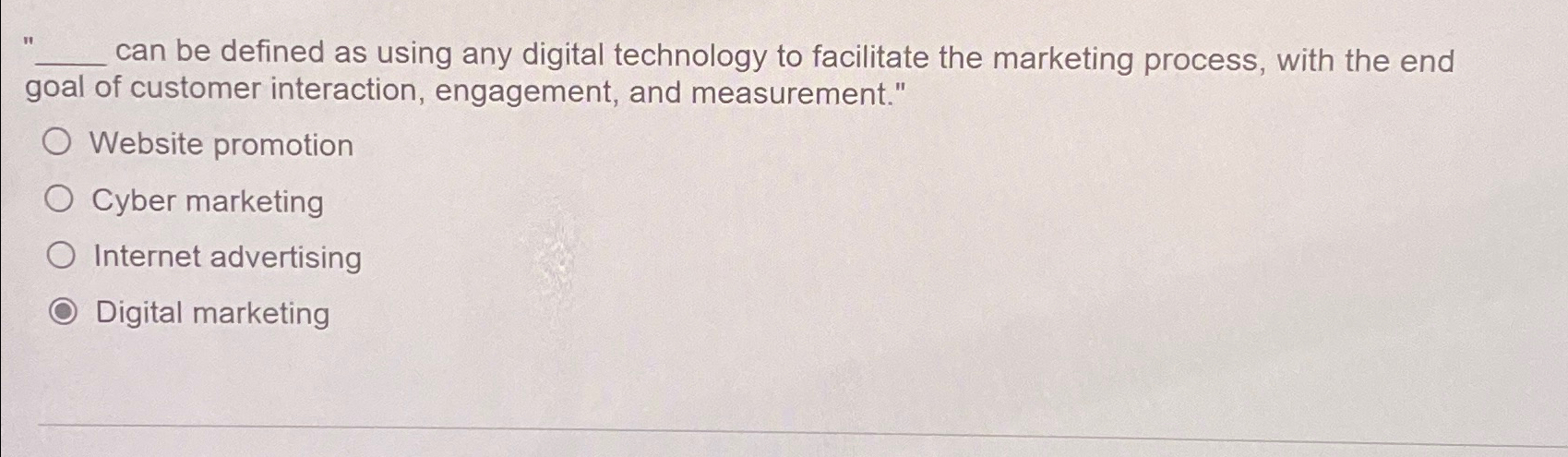  can be defined as using any digital technology to facilitate the