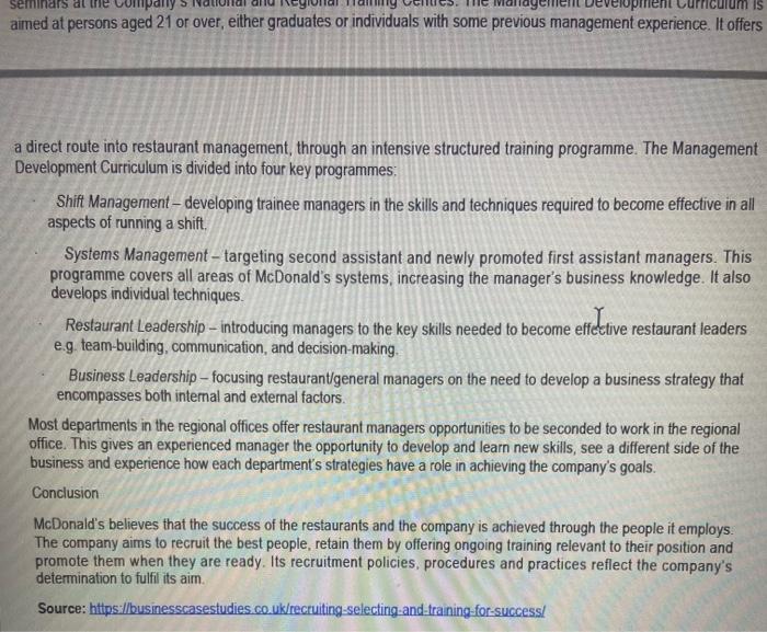 Improvement 3.3 Downsizing 3.4 Globalisation QUESTION 4 One of the major challenges