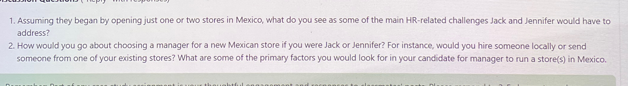  Assuming they began by opening just one or two stores in