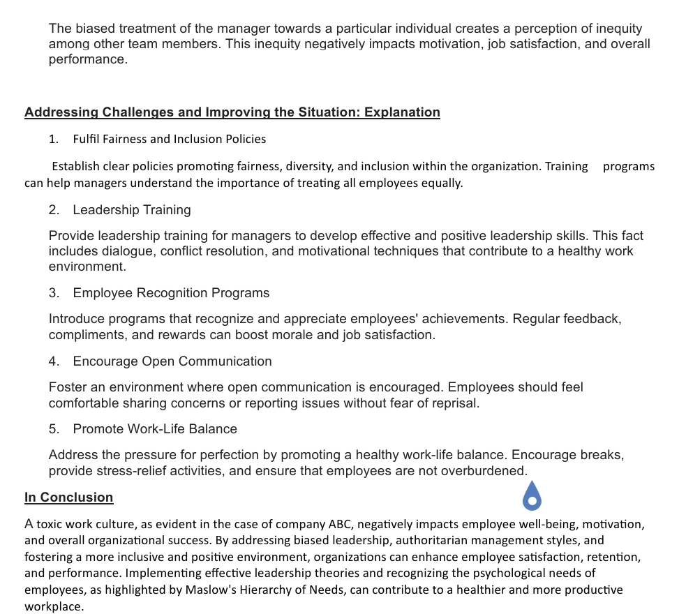  Write a comprehensive report based on two case studies on the