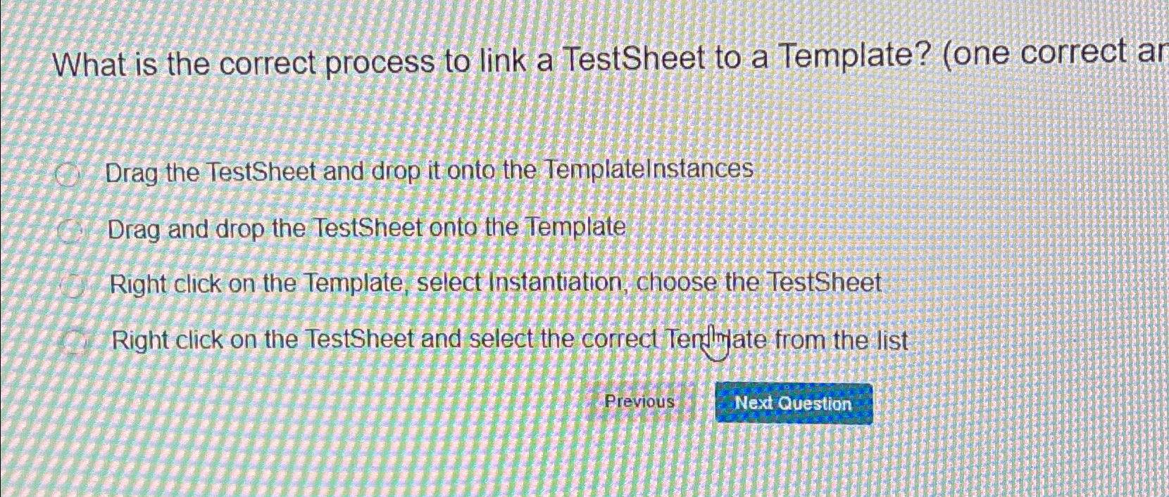  What is the correct process to link a TestSheet to a