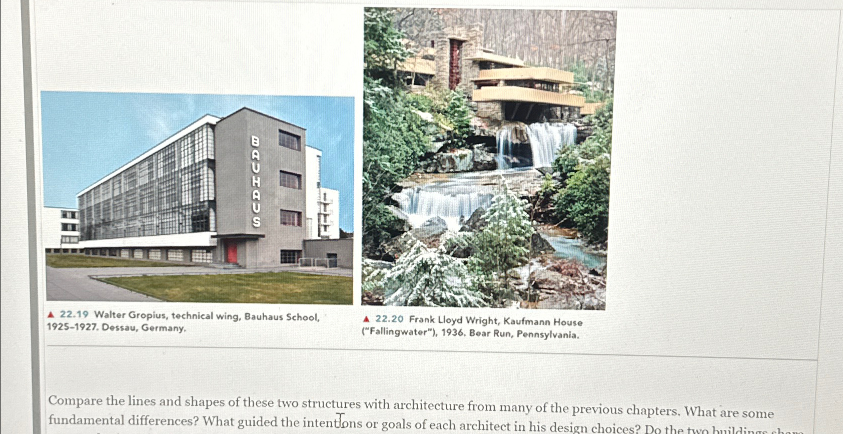  A 22.19 Walter Gropius, technical wing, Bauhaus School, 1925-1927. Dessau, Germany.