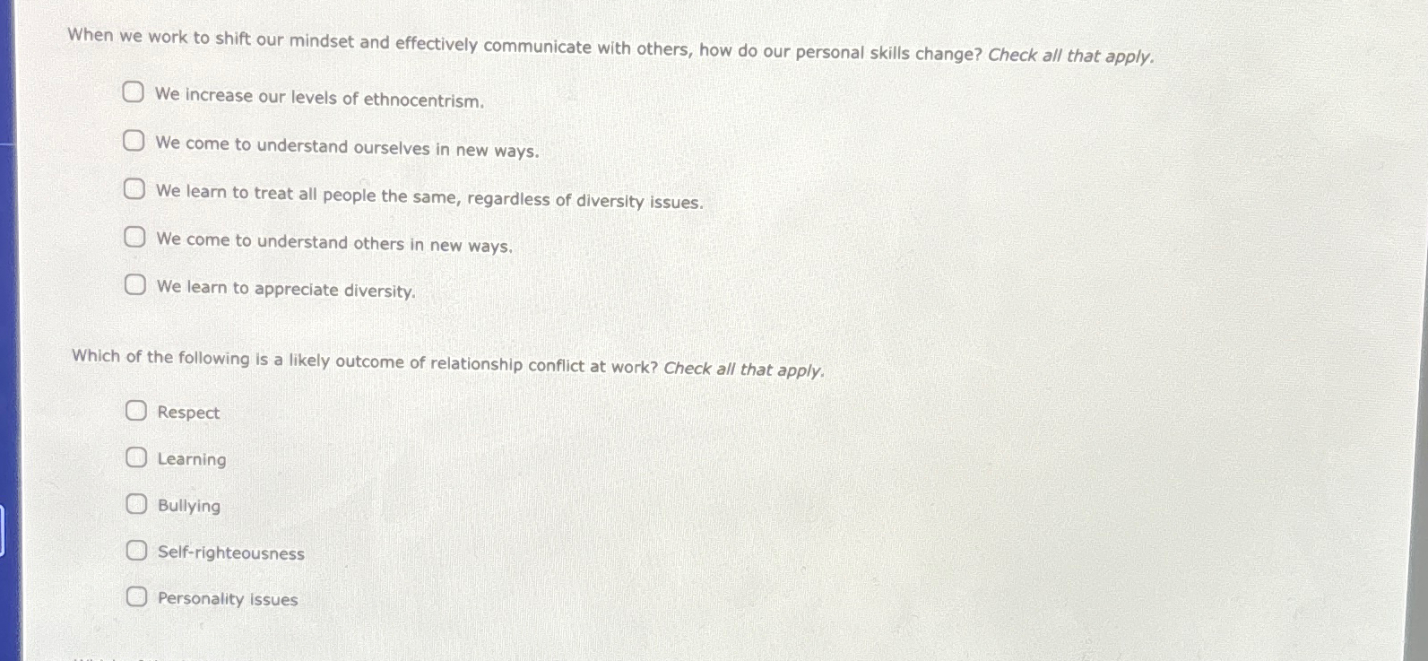  When we work to shift our mindset and effectively communicate with