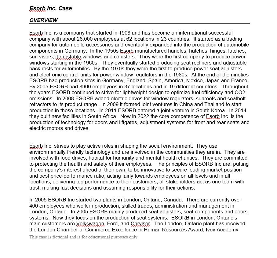 Please analysis the case study must including identification of issues, situational analysis,