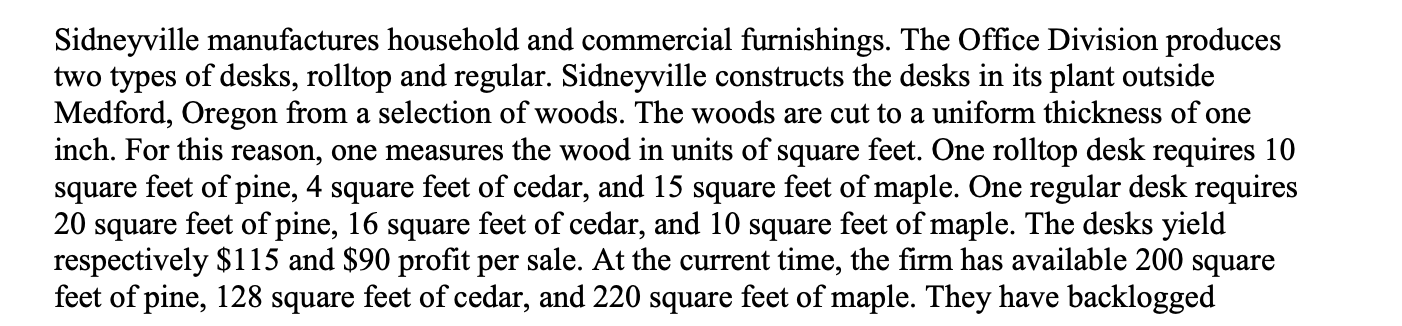 it Graphically using the Corner Point Method? Louis Payton Company produces two