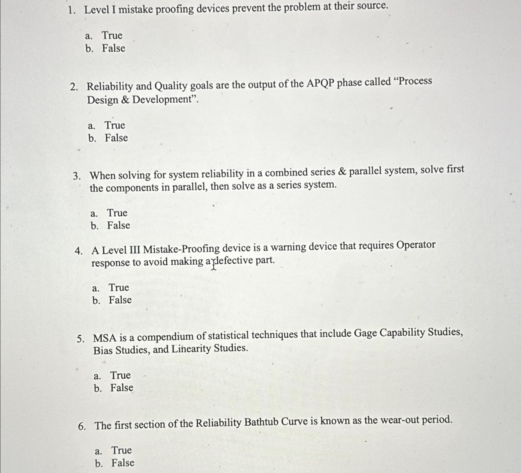  Level I mistake proofing devices prevent the problem at their source.