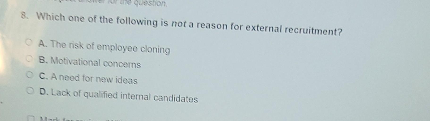 4. By 2031, it's projected that percent of the Canadian workforce will