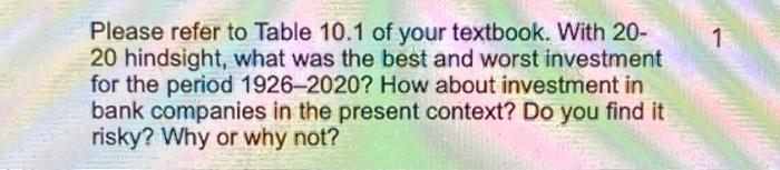 please help me answer look at the table and answer this discussion