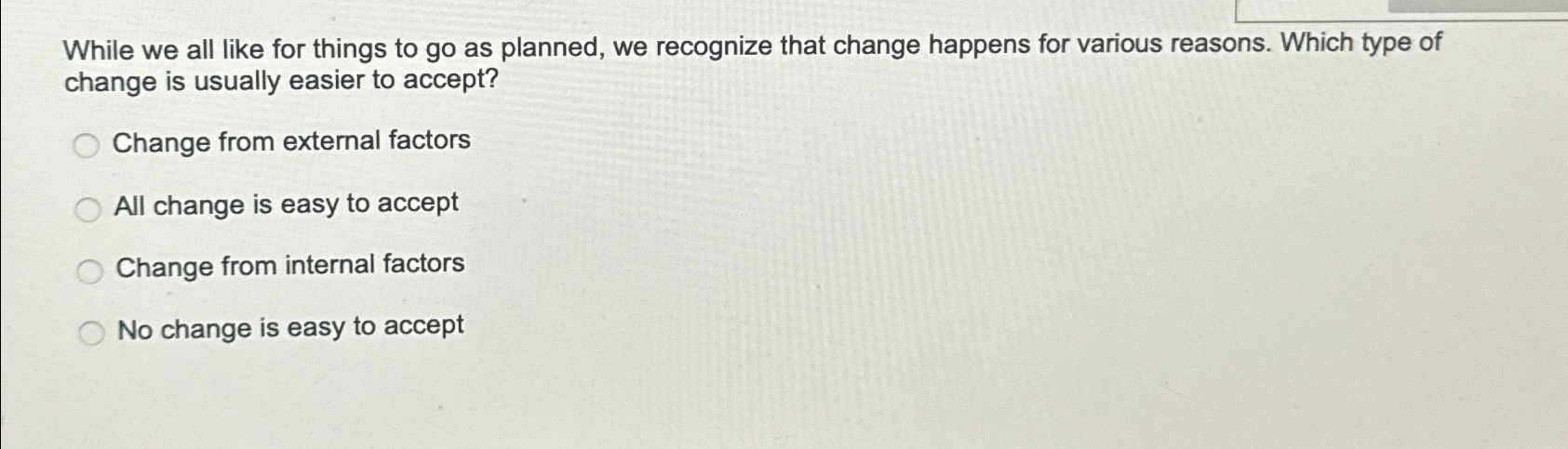  While we all like for things to go as planned, we