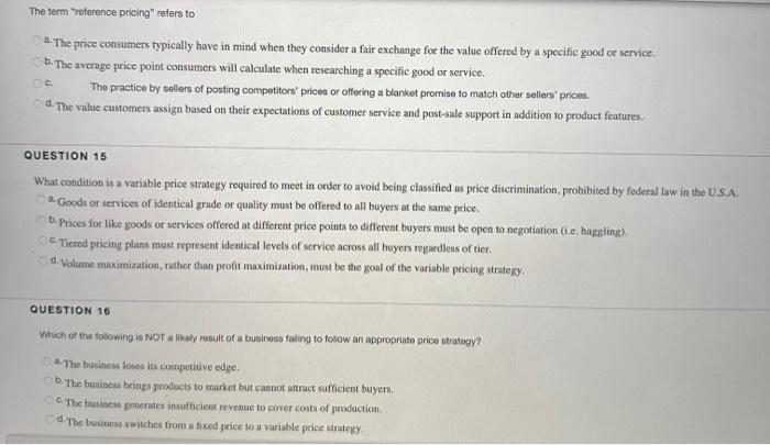 to get rid of last scason's fashions, that is an example of