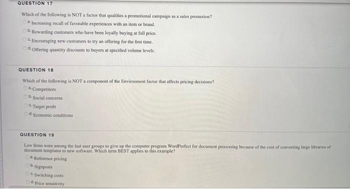 a: a. Pull tactic b. Trade allowance c. Sales promotion d. Premiums