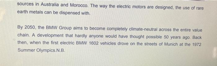 important findings for the further development of electromobility by the BMW Group.