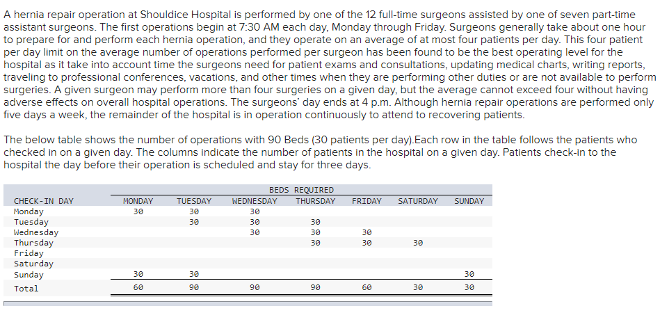  For example, the first row of the table shows that 30