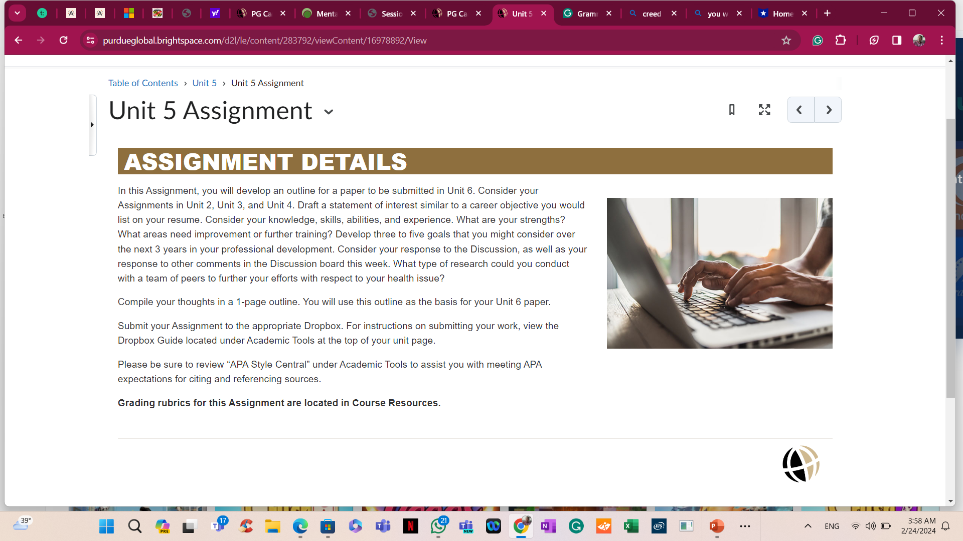  In this Assignment, you will develop an outline for a paper