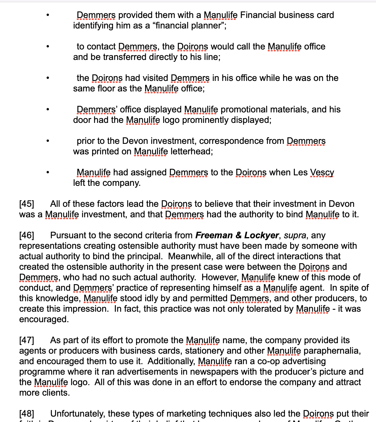 the funds owed to them. Assumption: You may make the assumption that